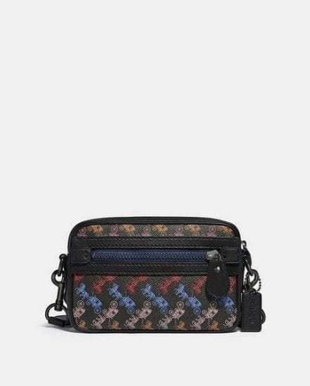 Fashion 4 Coach Academy Crossbody With Horse And Carriage Print