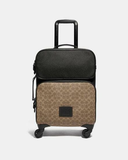 Fashion 4 Coach Academy Travel Wheeled Carry On In Signature Canvas