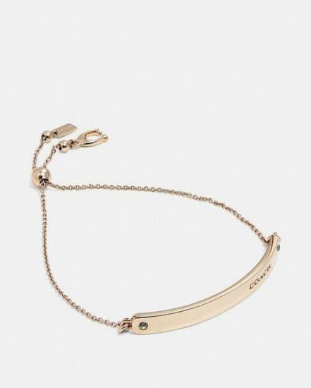 Fashion 4 Coach Bar Slider Bracelet