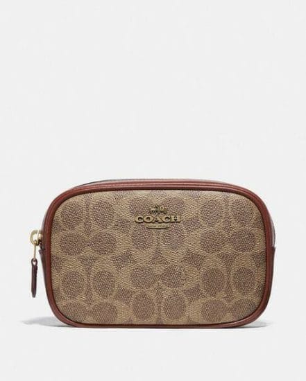 Fashion 4 Coach Belt Bag In Colorblock Signature Canvas