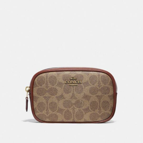 Fashion 4 Coach Belt Bag In Colorblock Signature Canvas