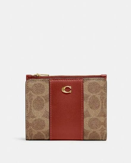 Fashion 4 Coach Bifold Snap Wallet In Signature Canvas