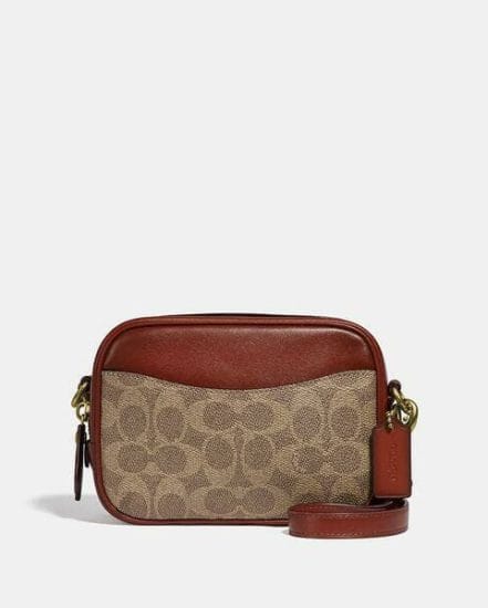 Fashion 4 Coach Camera Bag 16 In Signature Canvas