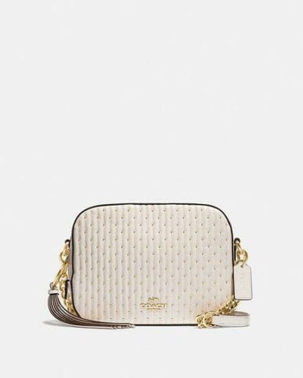 Fashion 4 Coach Camera Bag With Quilting And Rivets