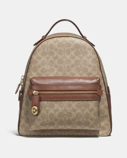 Fashion 4 Coach Campus Backpack In Signature Canvas