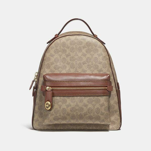 Fashion 4 Coach Campus Backpack In Signature Canvas