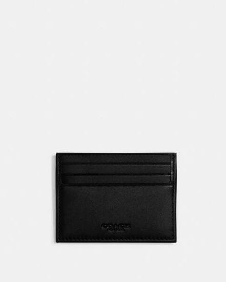 Fashion 4 Coach Card Case In Signature Jacquard
