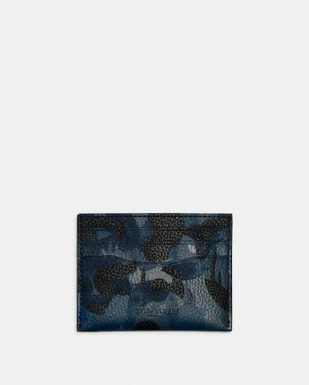 Fashion 4 Coach Card Case With Camo Print