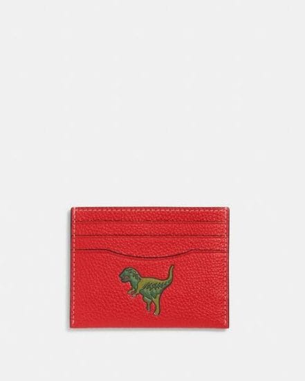 Fashion 4 Coach Card Case With Rexy