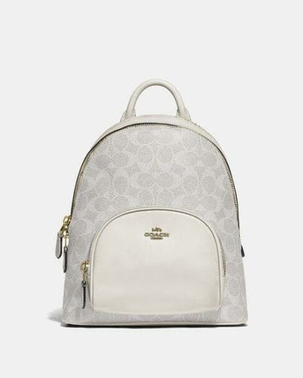 Fashion 4 Coach Carrie Backpack 23 In Signature Canvas