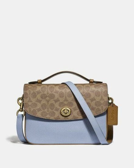 Fashion 4 Coach Cassie Crossbody With Signature Canvas Blocking