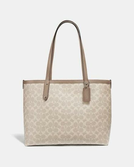 Fashion 4 Coach Central Tote With Zip In Signature Canvas