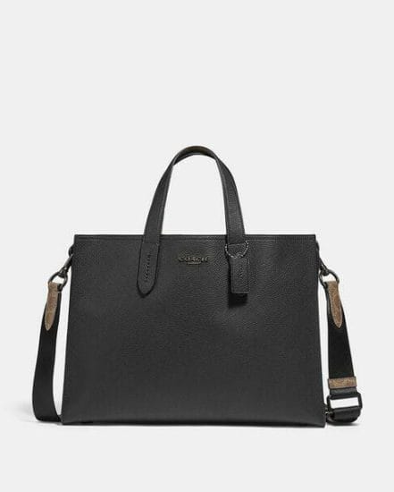 Fashion 4 Coach Charlie Brief With Signature Blocking