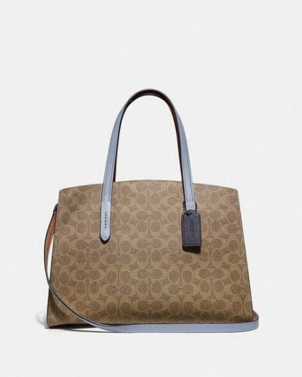 Fashion 4 Coach Charlie Carryall In Colorblock Signature Canvas