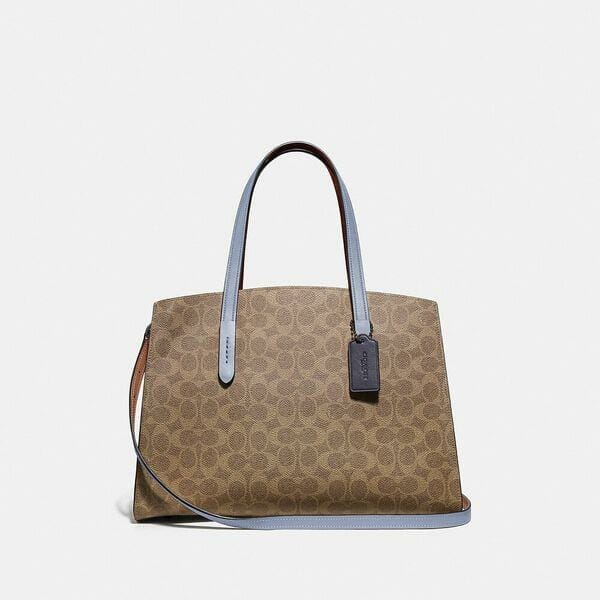 Fashion 4 Coach Charlie Carryall In Colorblock Signature Canvas