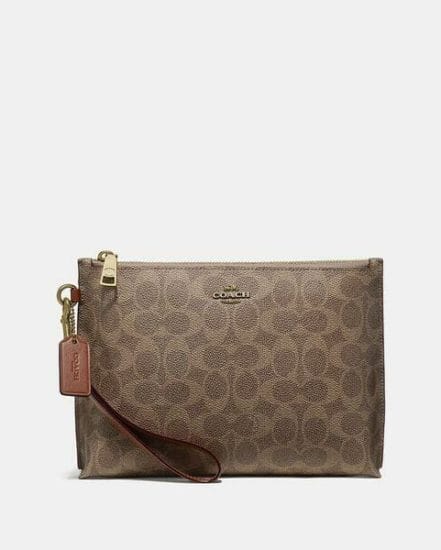 Fashion 4 Coach Charlie Pouch In Colorblock Signature Canvas