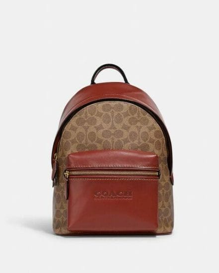 Fashion 4 Coach Charter Backpack 24 In Signature Canvas