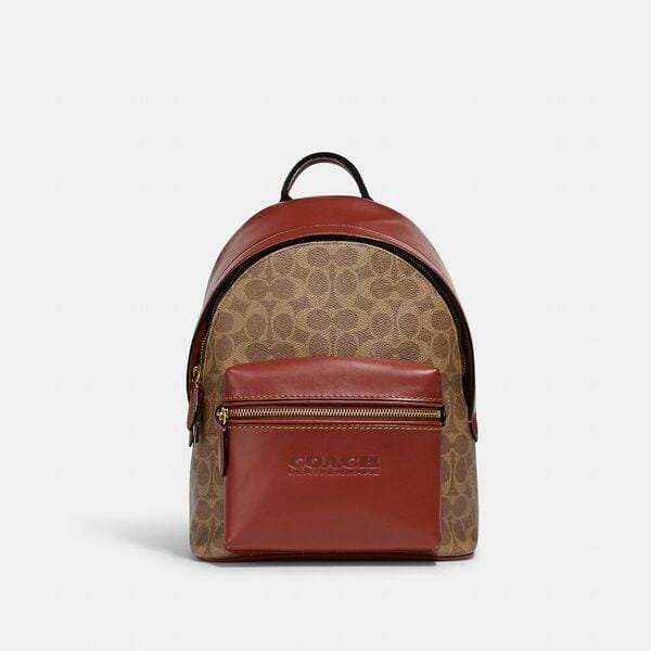 Fashion 4 Coach Charter Backpack 24 In Signature Canvas