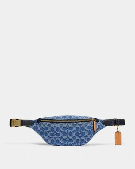 Fashion 4 Coach Charter Belt Bag 7 In Signature Denim