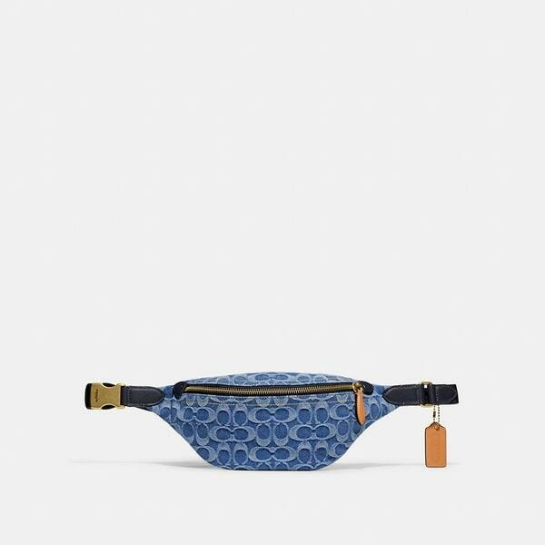 Fashion 4 Coach Charter Belt Bag 7 In Signature Denim