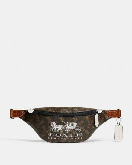 Fashion 4 Coach Charter Belt Bag 7 With Horse And Carriage Print