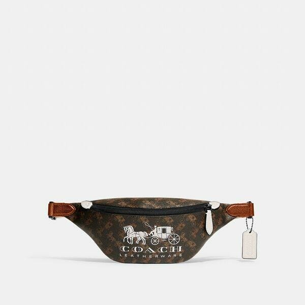 Fashion 4 Coach Charter Belt Bag 7 With Horse And Carriage Print