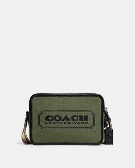 Fashion 4 Coach Charter Crossbody 24 In Organic Cotton Canvas