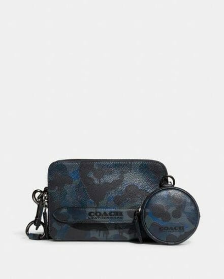 Fashion 4 Coach Charter Crossbody With Hybrid Pouch With Camo Print