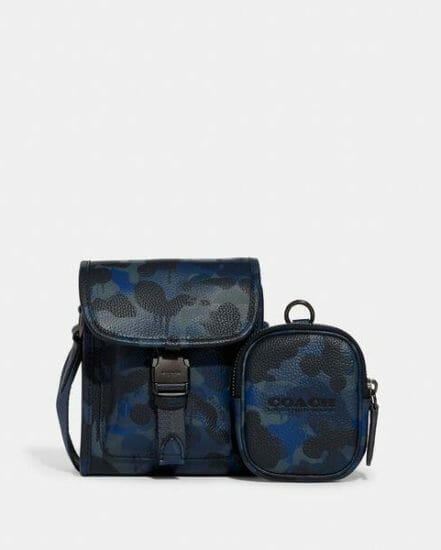 Fashion 4 Coach Charter North/South Crossbody With Hybrid Pouch With Camo Print