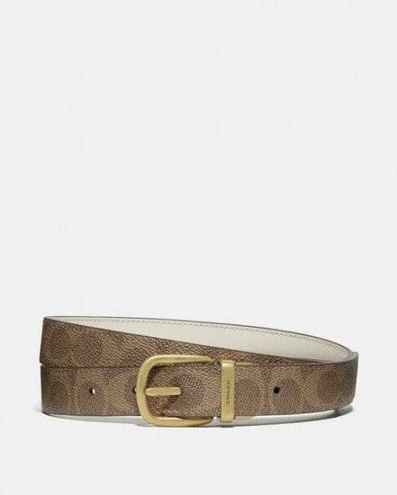 Fashion 4 Coach Classic Reversible Belt In Signature Canvas