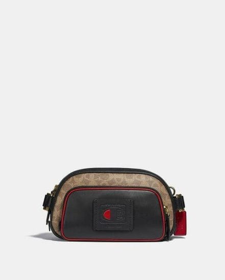 Fashion 4 Coach Coach X Champion Belt Bag In Signature Canvas
