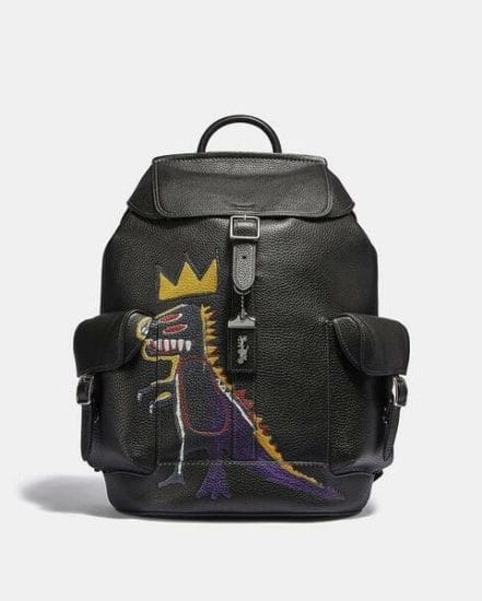 Fashion 4 Coach Coach X Jean-Michel Basquiat Wells Backpack In Pez Dispenser