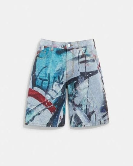 Fashion 4 Coach Coach X Mint + Serf Denim Shorts