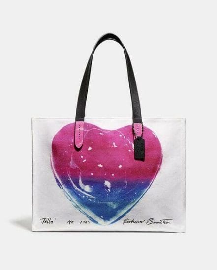 Fashion 4 Coach Coach X Richard Bernstein Tote 42 With Jello Heart