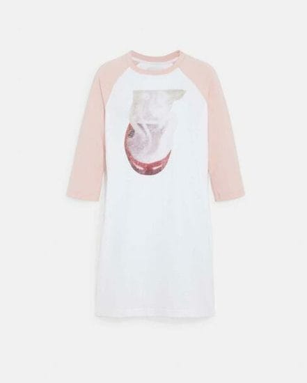 Fashion 4 Coach Coach X Tom Wesselmann Baseball Dress In Organic Cotton