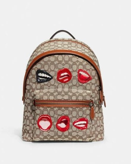Fashion 4 Coach Coach X Tom Wesselmann Charter Backpack In Signature Textile Jacquard
