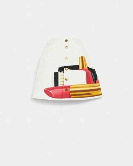 Fashion 4 Coach Coach X Tom Wesselmann Denim Skirt
