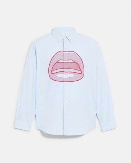 Fashion 4 Coach Coach X Tom Wesselmann Oxford Shirt In Organic Cotton