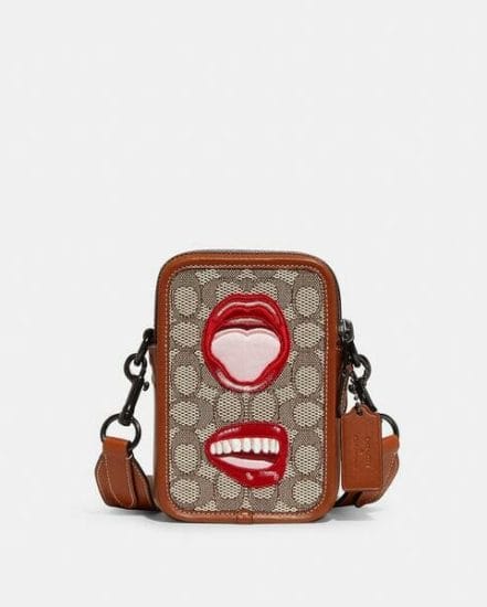 Fashion 4 Coach Coach X Tom Wesselmann Rogue Crossbody 12 In Signature Textile Jacquard
