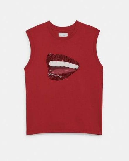 Fashion 4 Coach Coach X Tom Wesselmann Sleeveless T-Shirt In Organic Cotton
