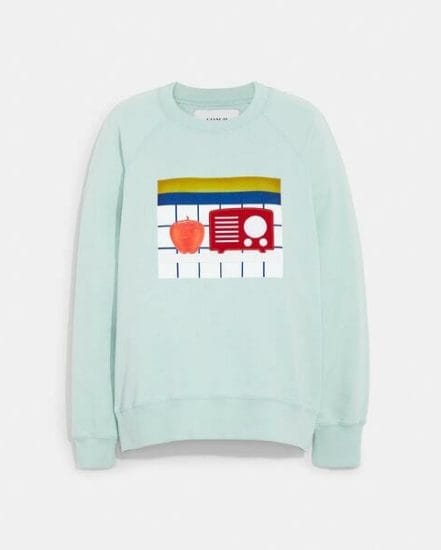 Fashion 4 Coach Coach X Tom Wesselmann Sweatshirt In Organic Cotton