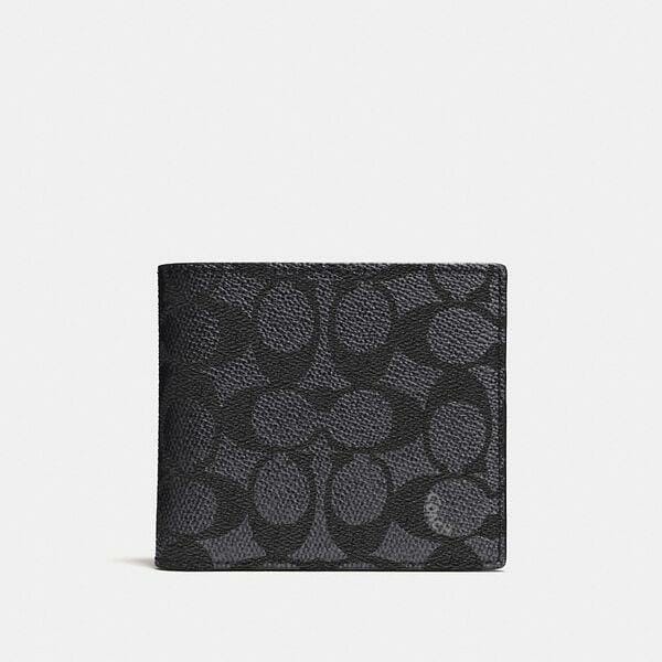 Fashion 4 Coach Coin Wallet In Signature Canvas