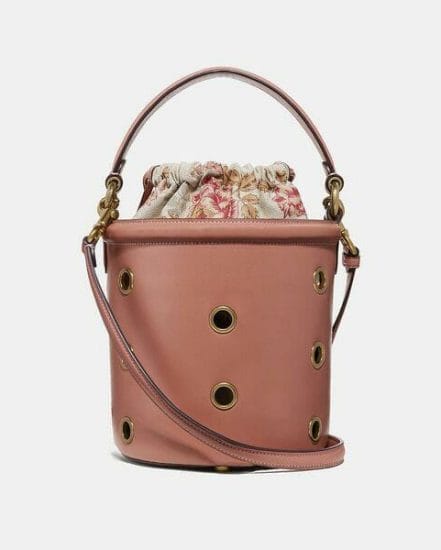 Fashion 4 Coach Drawstring Bucket Bag With Grommets