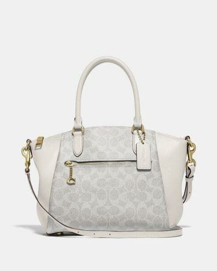 Fashion 4 Coach Elise Satchel In Signature Canvas