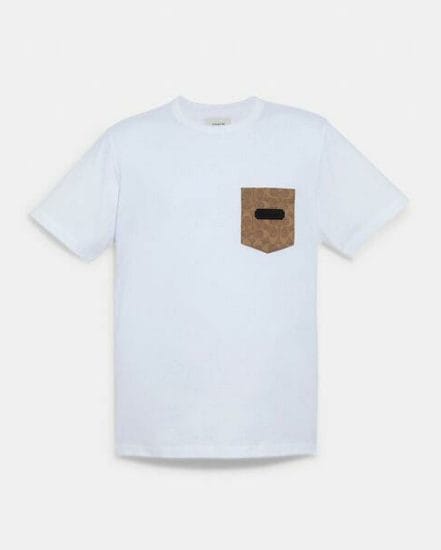 Fashion 4 Coach Essential Pocket T-Shirt In Organic Cotton