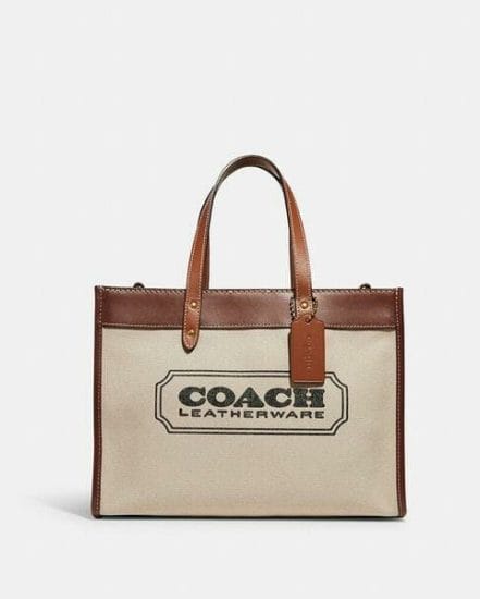 Fashion 4 Coach Field Tote 30 With Coach Badge