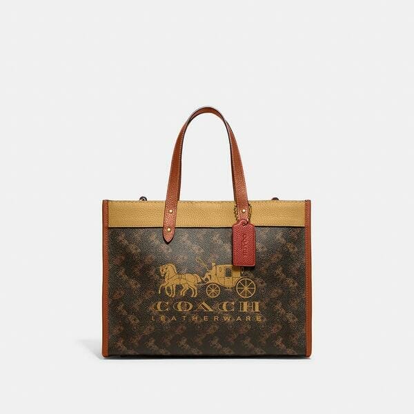 Field Tote 30 With Horse And Carriage Print Badge - Fashion 4