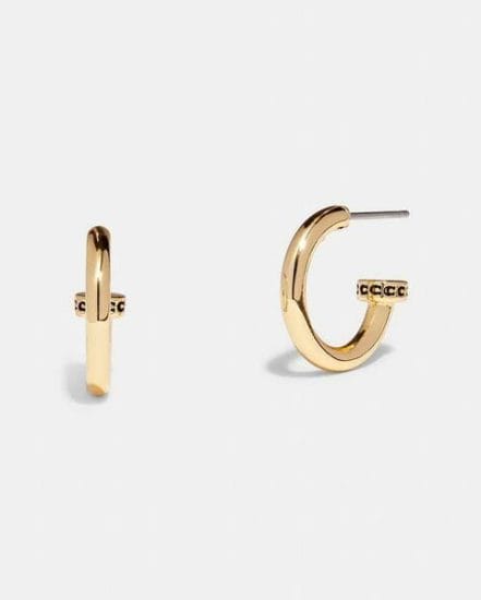 Fashion 4 Coach Gold Hoop Earrings