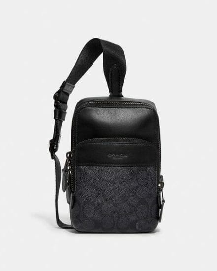 Fashion 4 Coach Gotham Sling Pack 13 In Signature Canvas