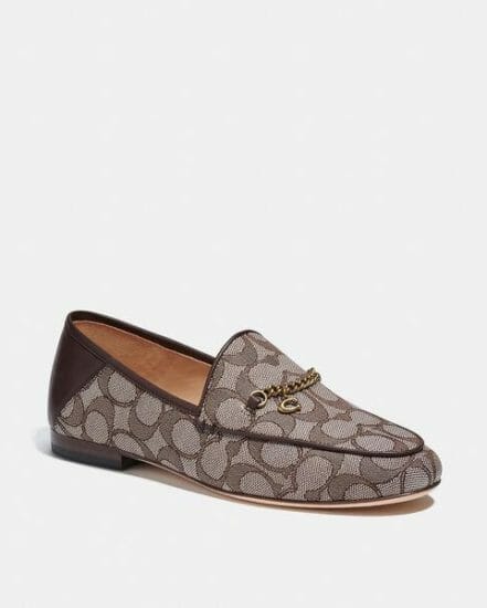 Fashion 4 Coach Hanna Loafer In Signature Jacquard